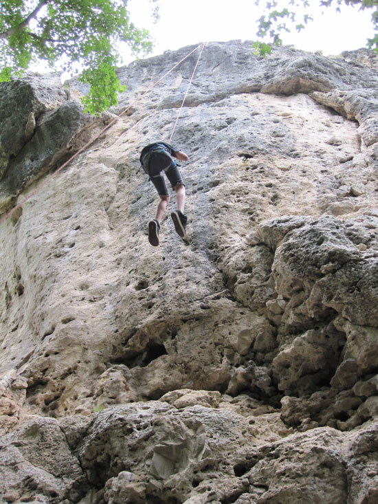 Rock Climbing the Drone Wall in Hobble Creek Canyon